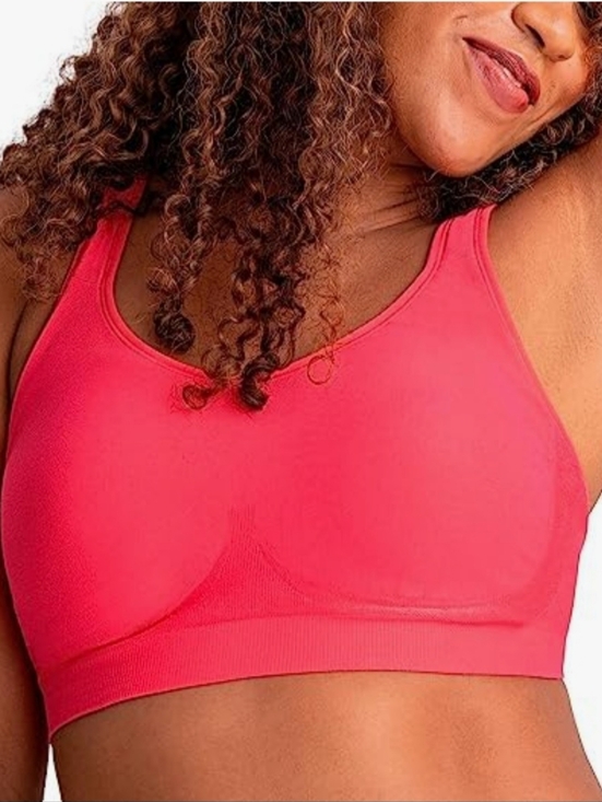 Truekind Other - NWOT Truekind Daily Comfort Wireless Shaper Bra in Dark Pink, Size XL
